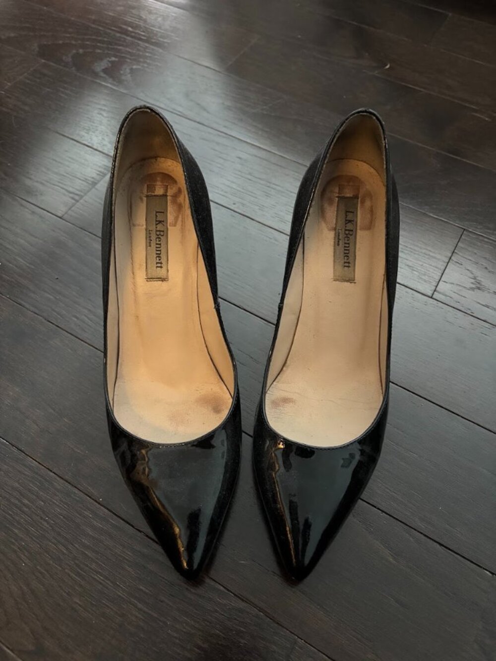 Black Patent Leather LK Bennett Pumps